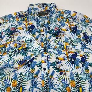 Paisley & Gray Boys XL Slim Fit Tropical Pattern Long Sleeve Button Down‎ Shirt